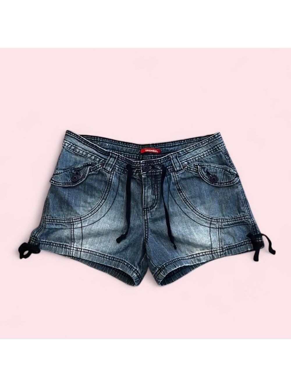 ♡ Y2K style 100% cotton union bay drawstring shorts ♡